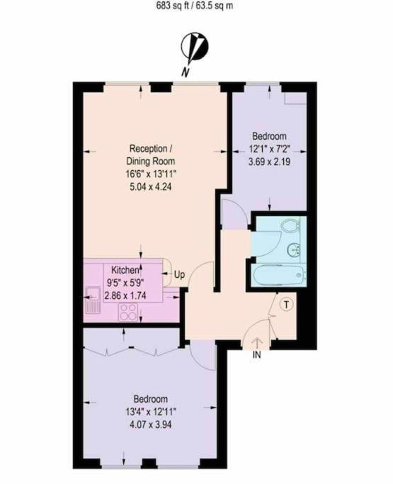 Apartment Luxury 2-bedroom In Prime South Kensington *